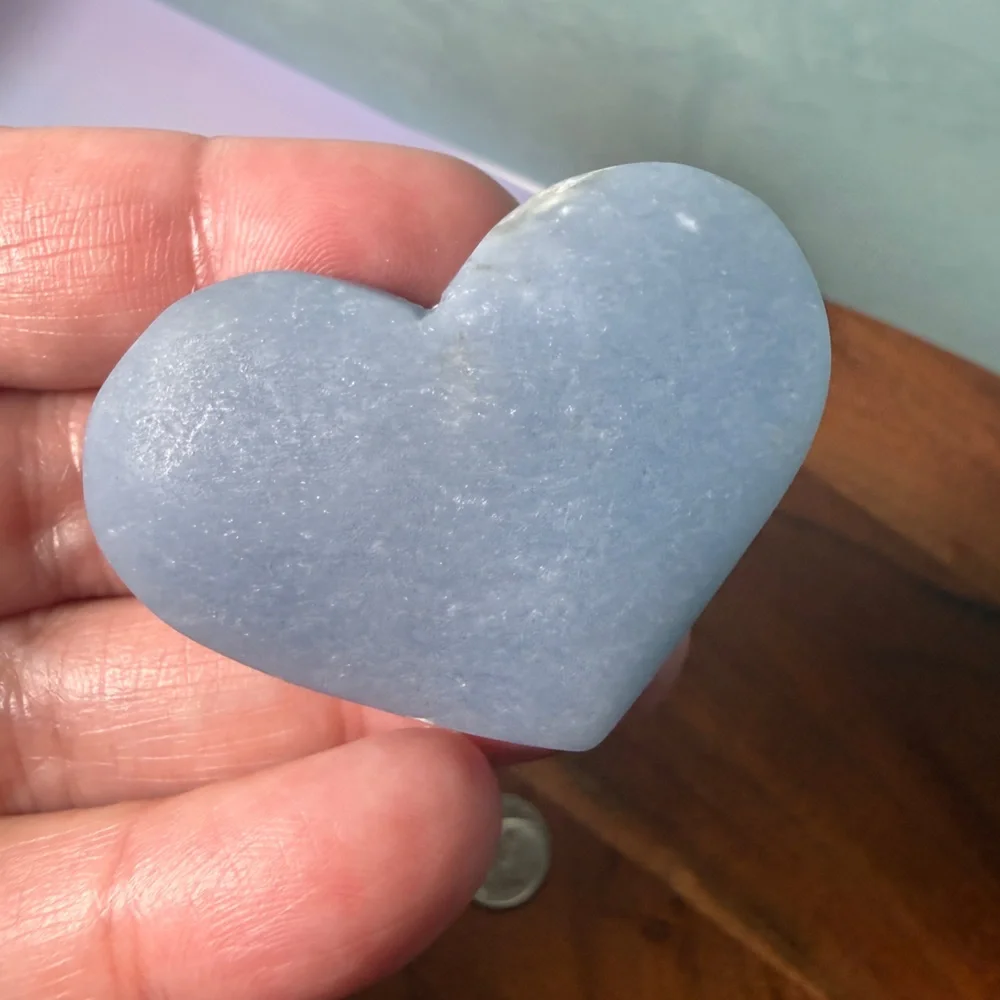 Natural Angelite Crystal Set – 4